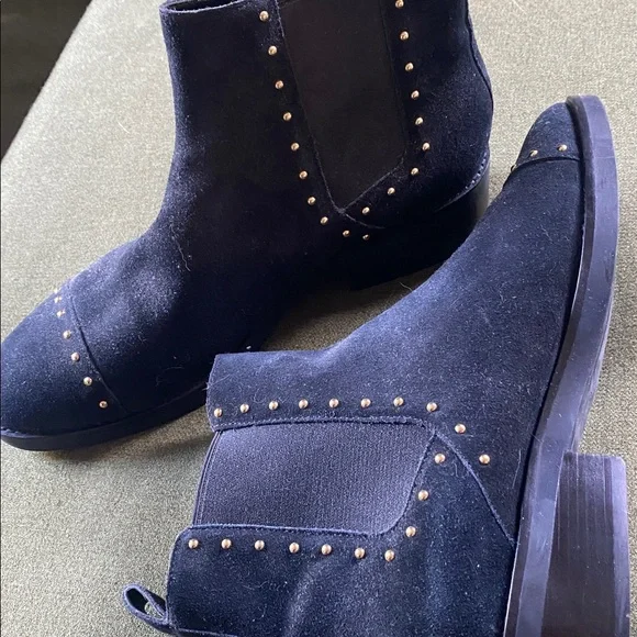 Black Suede Ankle Boots Cole Haan - Picture 3 of 5